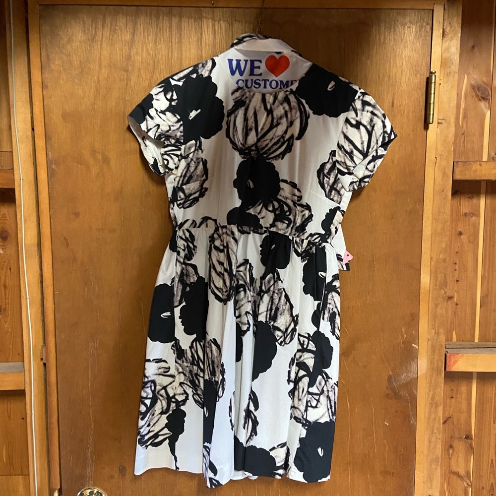 Girls crew cuts silk crepe dress